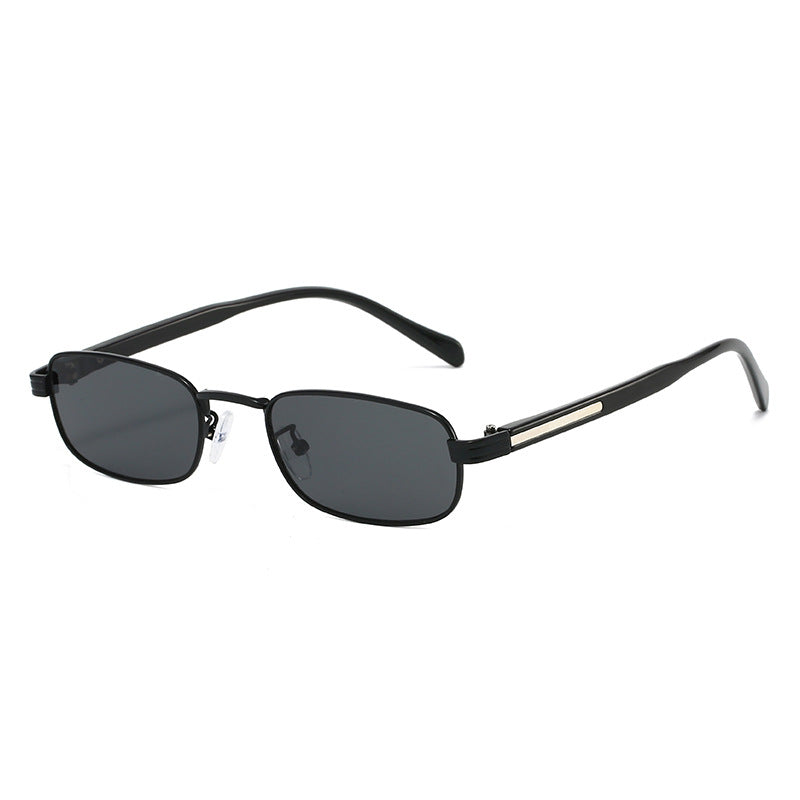 Chic Tortoise Black Rectangular Sunglasses JLTG0477