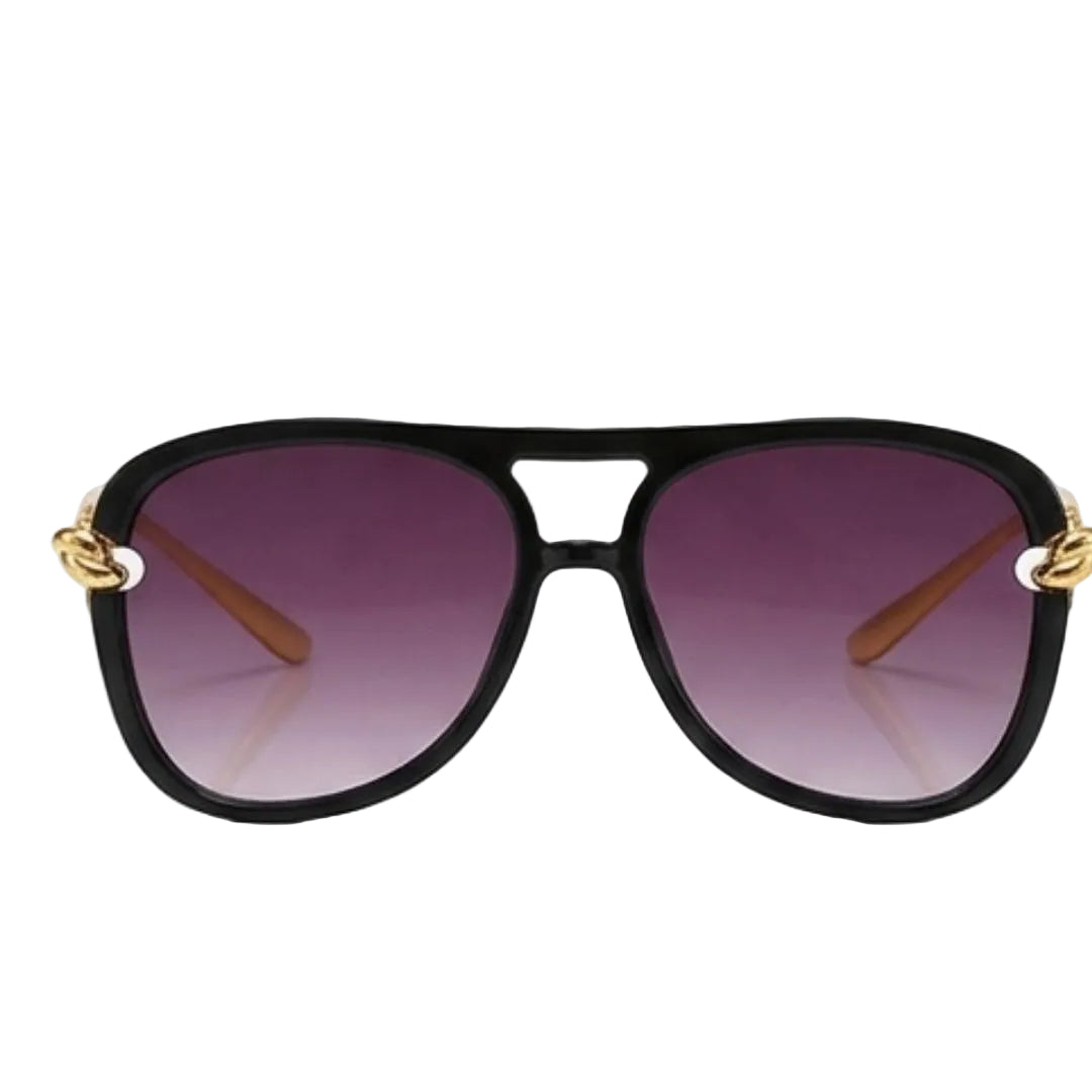 Chic Purple Aviator Sunglasses JLTG0480