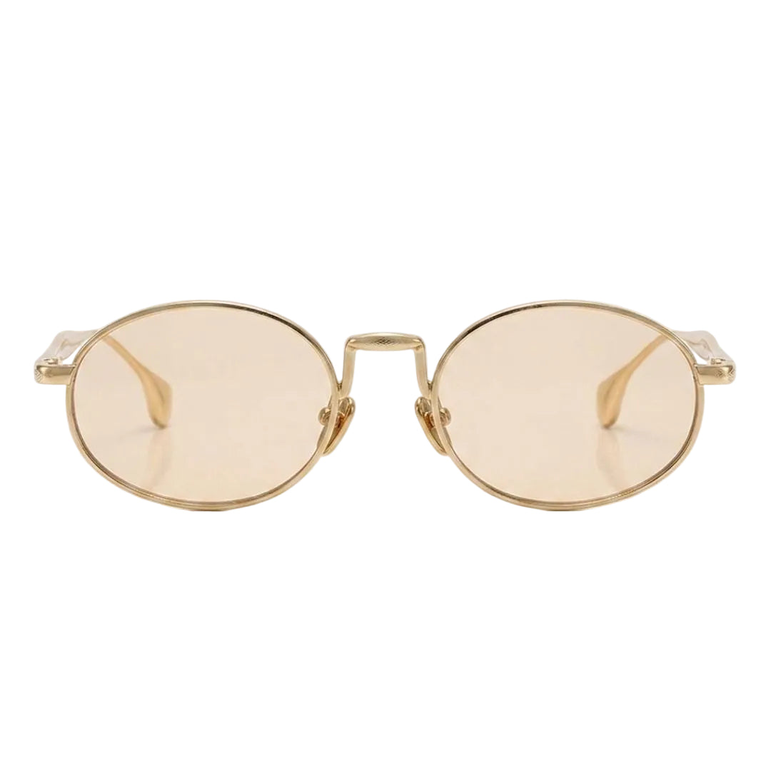 Chic Gold Oval Sunglasses JLTG0482