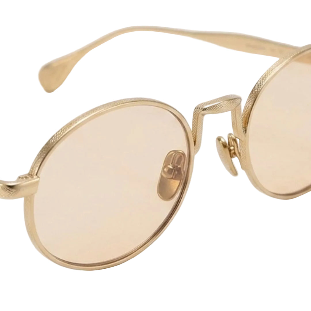 Chic Gold Oval Sunglasses JLTG0482
