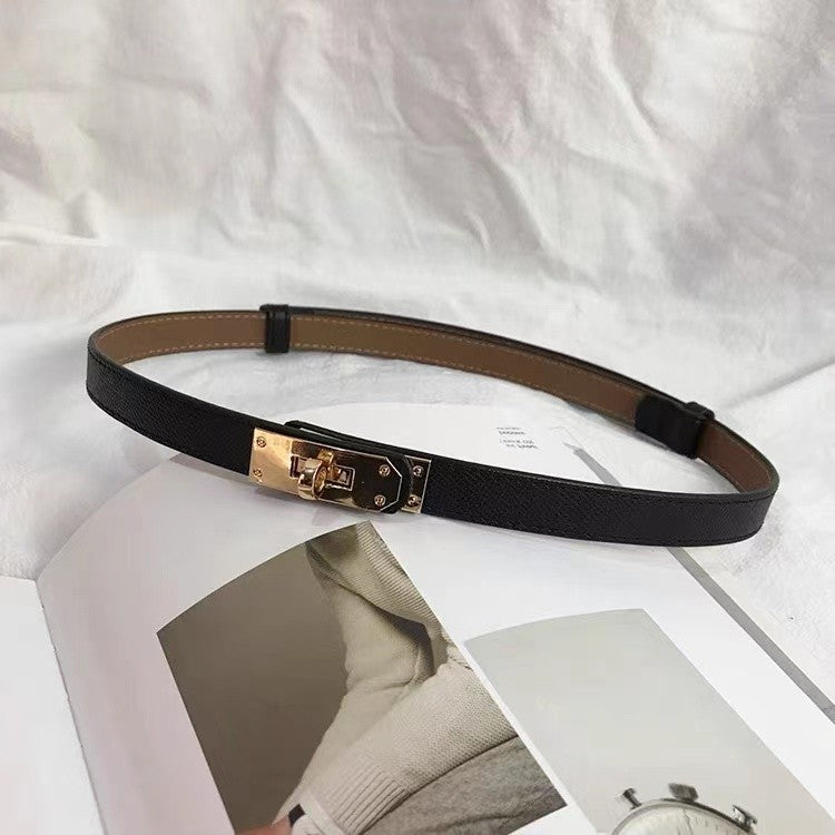 Just Lil Things Elastic Black Belts JLTHB0208