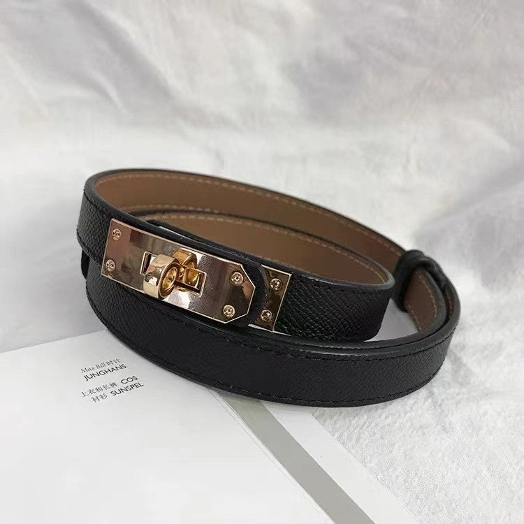 Just Lil Things Elastic Black Belts JLTHB0208
