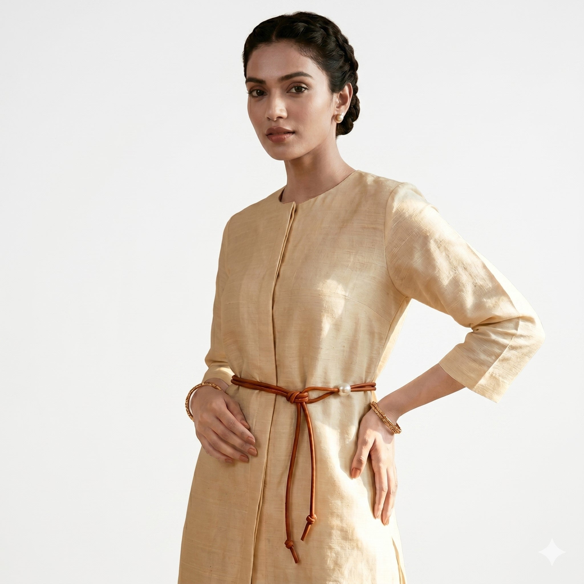 "Women’s Thin Belt with Skirt Waist Chain – Knotted Fashion Accessory JLTHB0264"