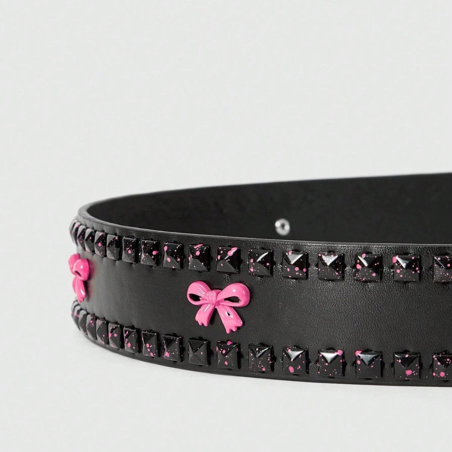 Pink Bow Studded Belt JLTHB0345