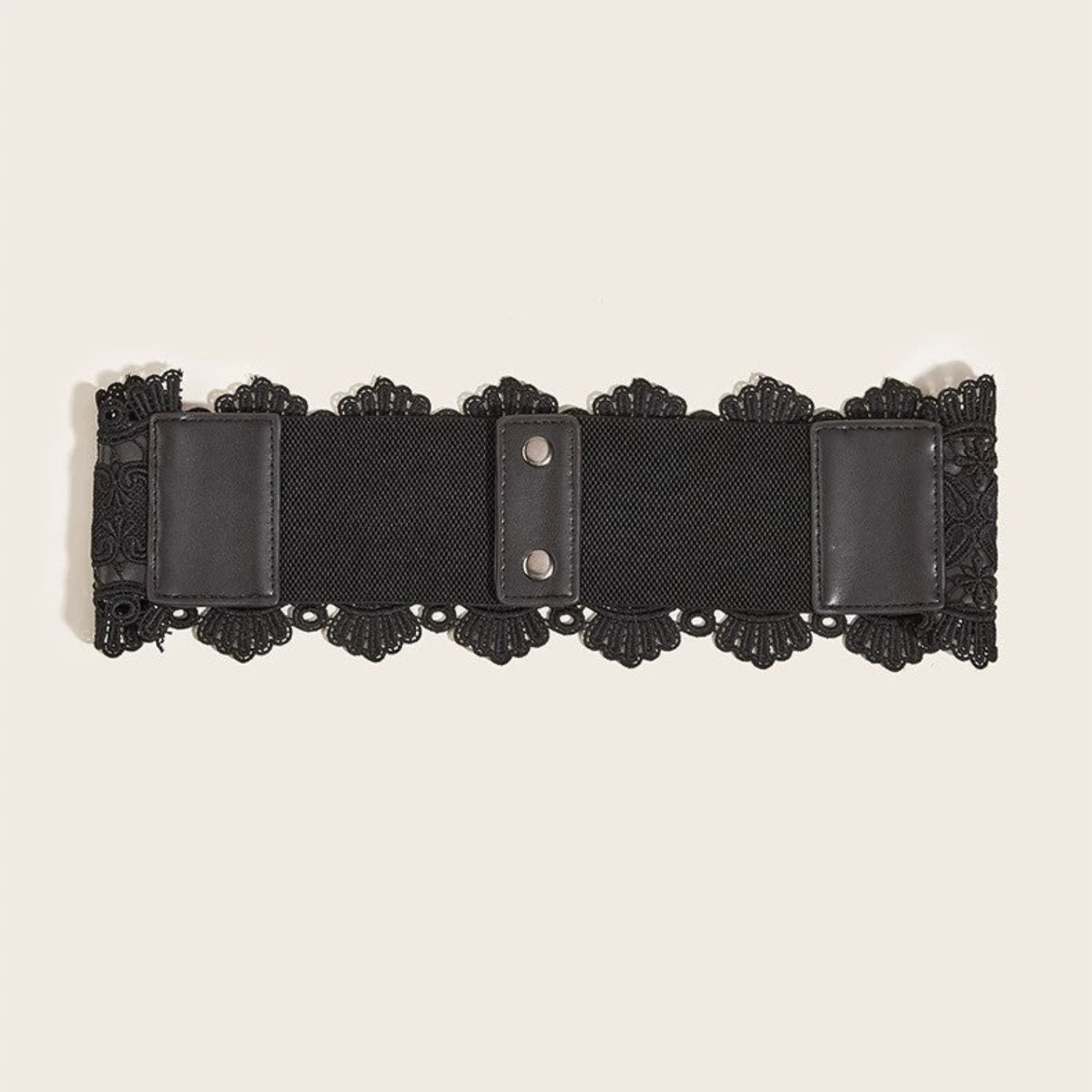 Vintage Scalloped Floral Lace Belt JLTHB0351