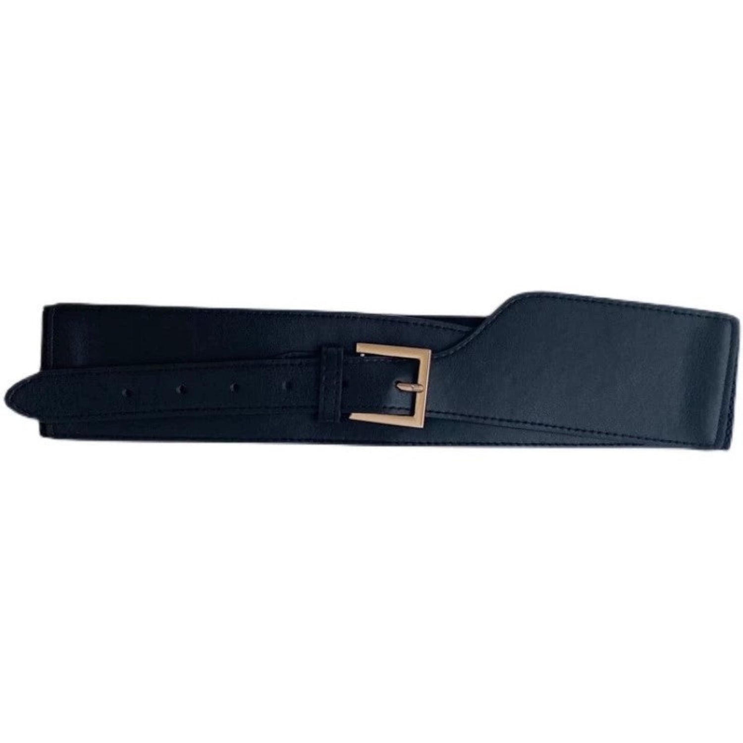 Asymmetric Wide Leather Corset Belt JLTHB0405