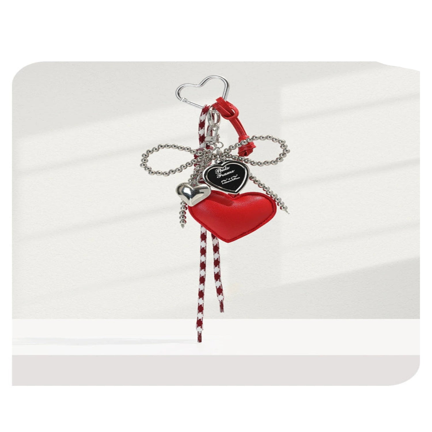 Red Heart Photo Frame Keychain JLTKC0006