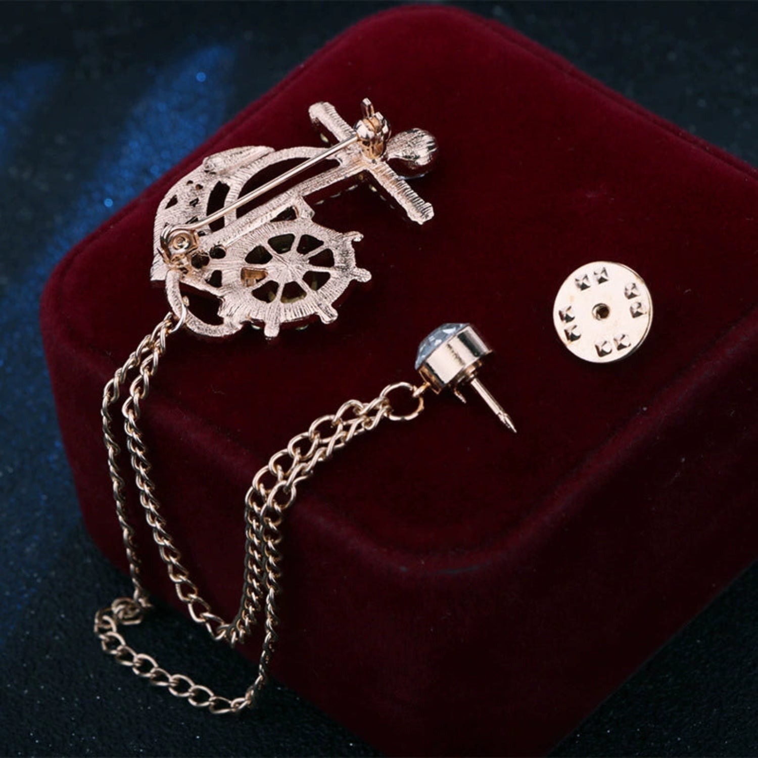 Coat Stud Brooch Pin Clips JLTMC0001