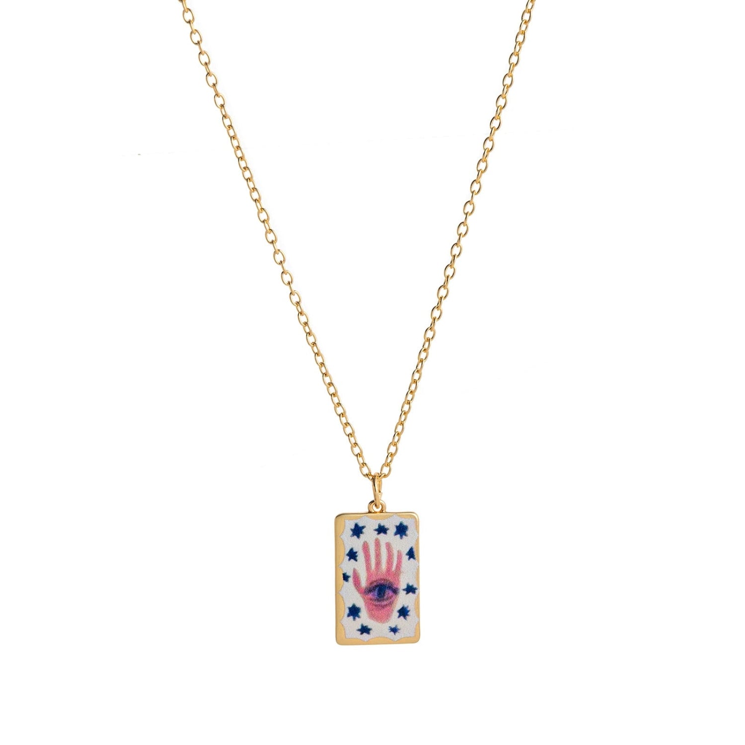 Hamsa Evil Eye Charm Necklace JLTN1708