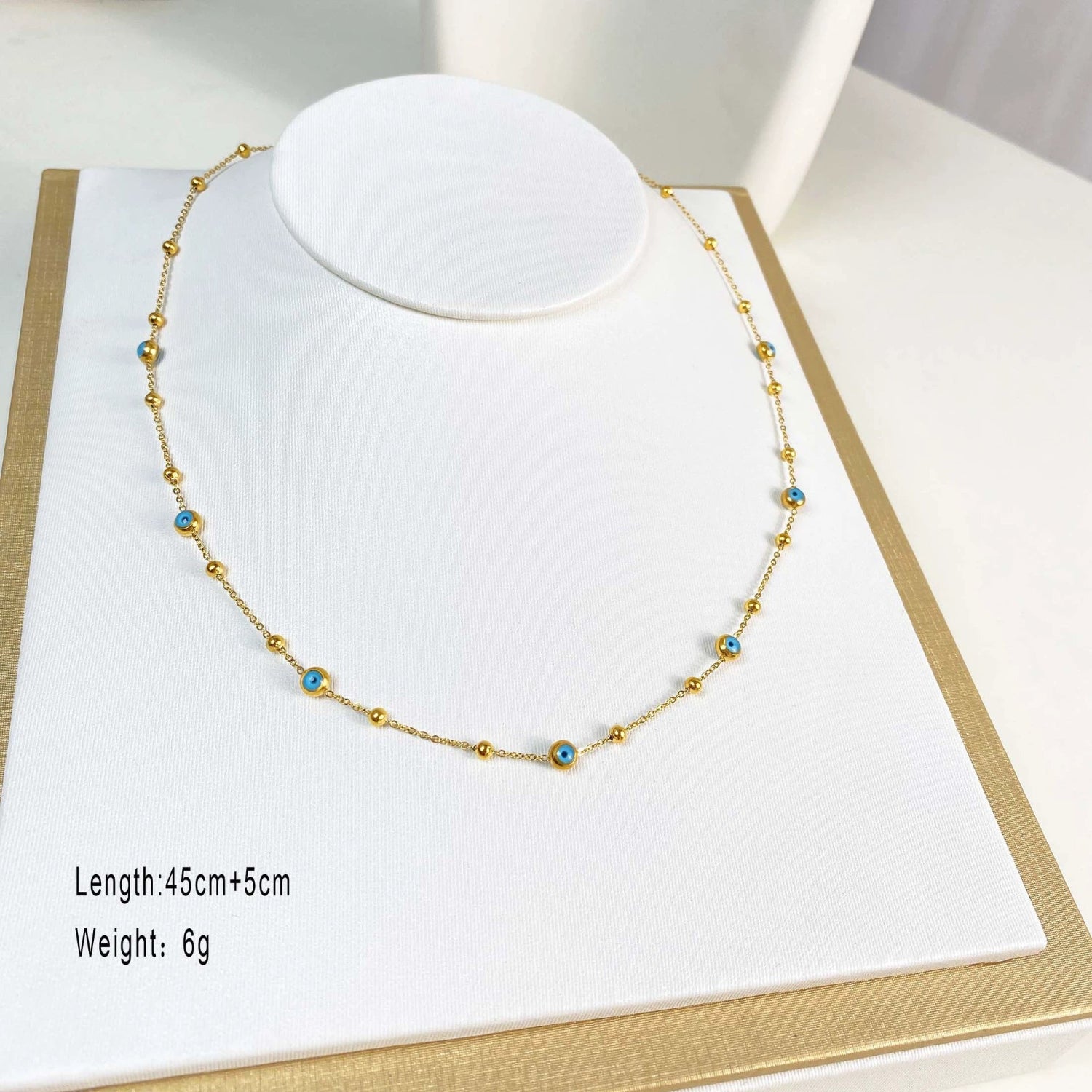 Evil Eye Beaded Necklace JLTN1804