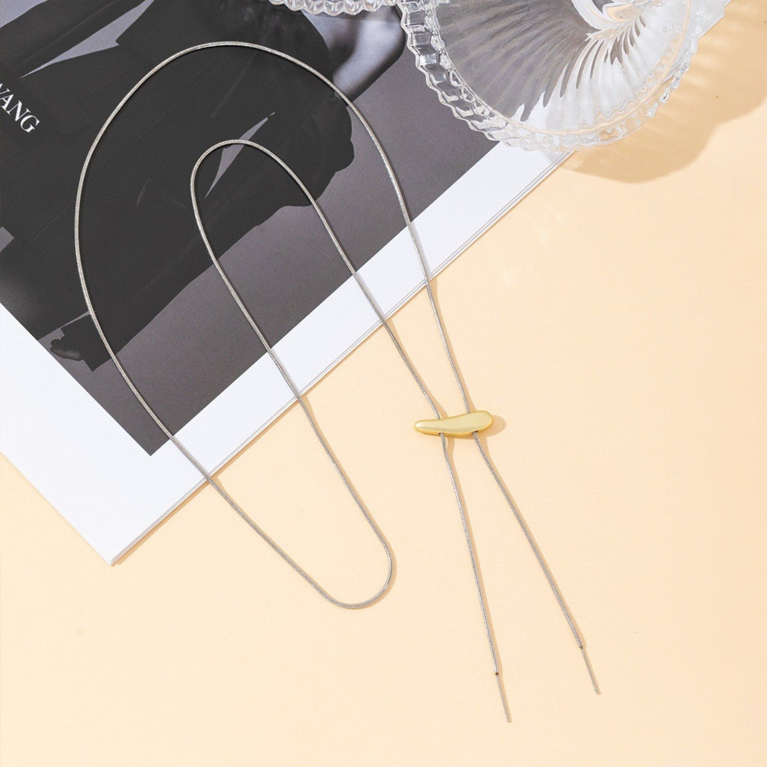 Modern Adjustable Bolo Slide Necklace JLTN1875