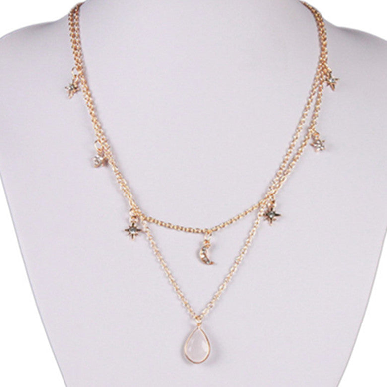 Celestial Layered Pendant Necklace JLTN1985
