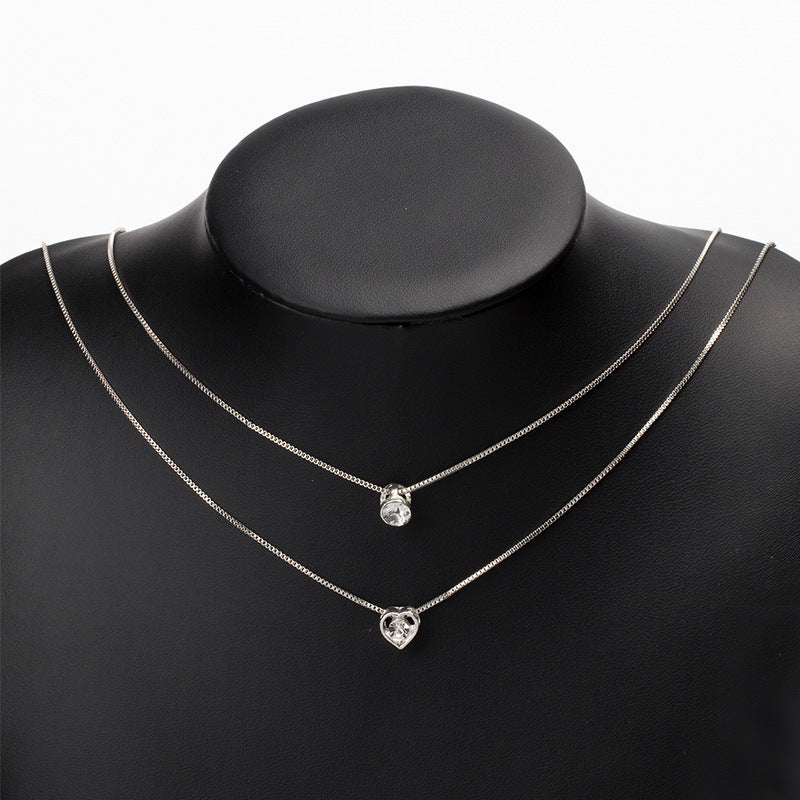 Gold Minimal Double Layer Necklace JLTN2061