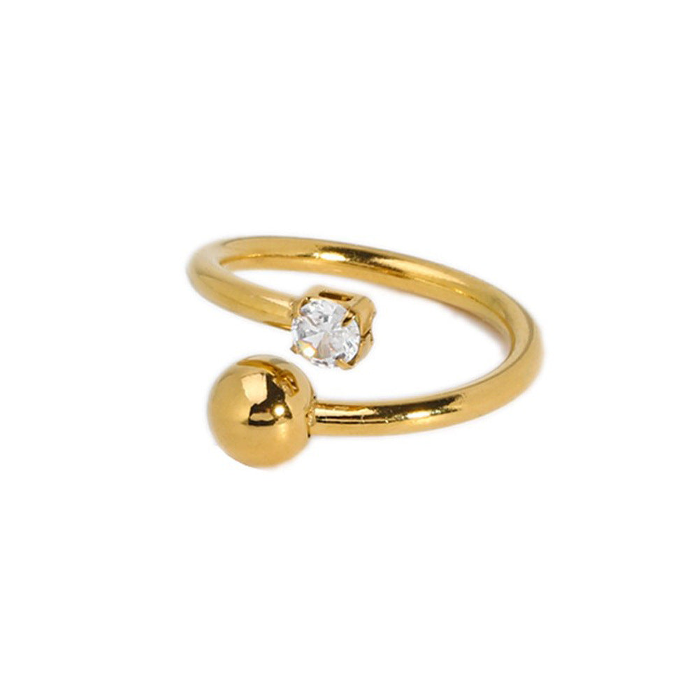 Just Lil Things Artificial Gold Rings JLTR0357