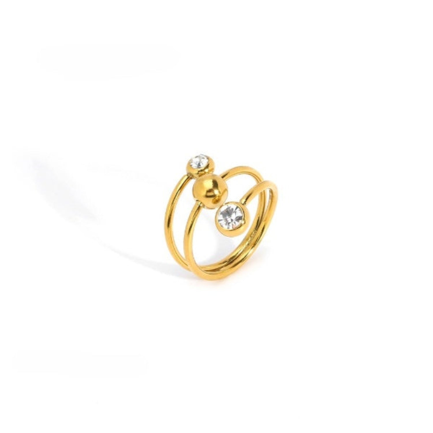 Just Lil Things Artificial Gold Rings JLTR0358