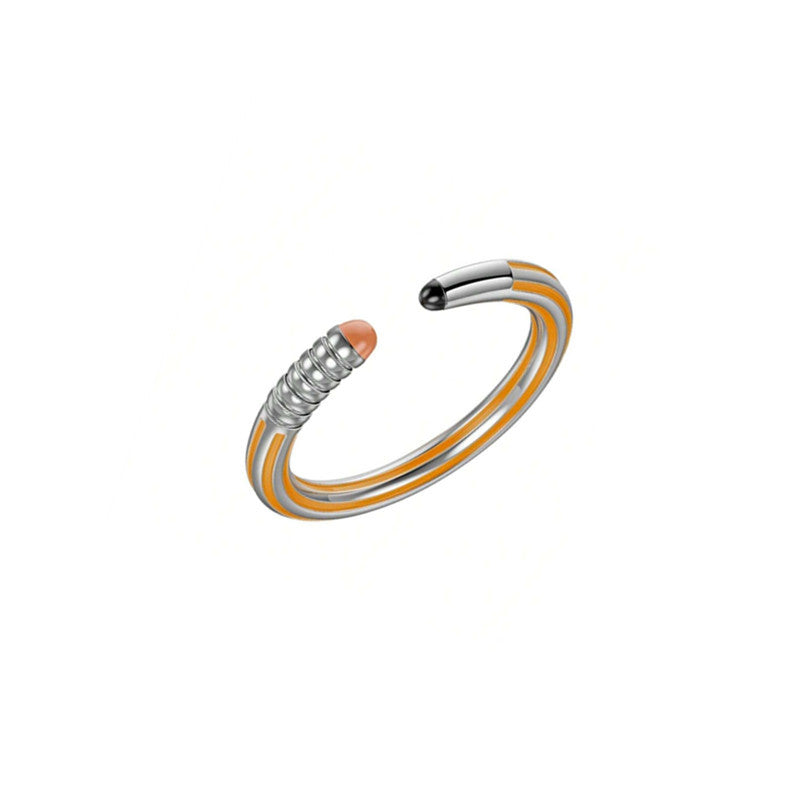 Creative Pencil Silver Ring JLTR0549