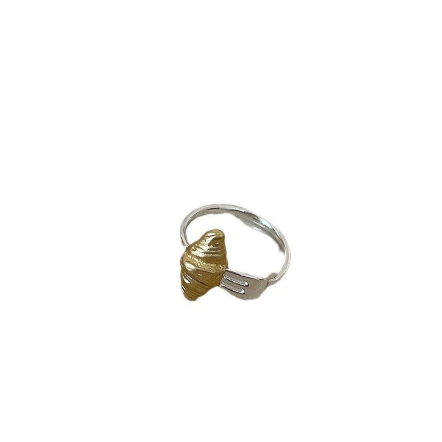 Croissant Charm Adjustable Ring JLTR0619