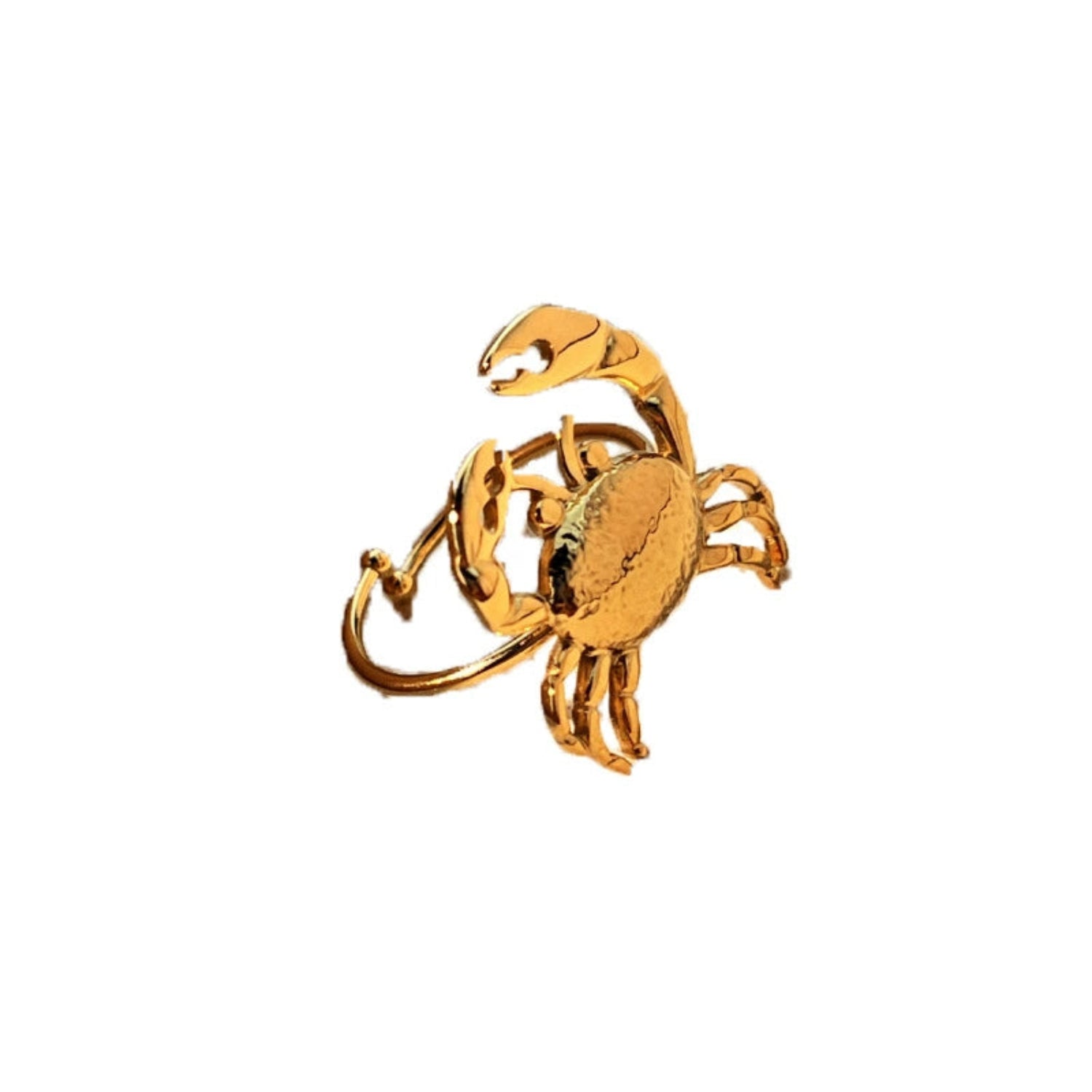 Gold Crab Ocean Statement Ring JLTR0657