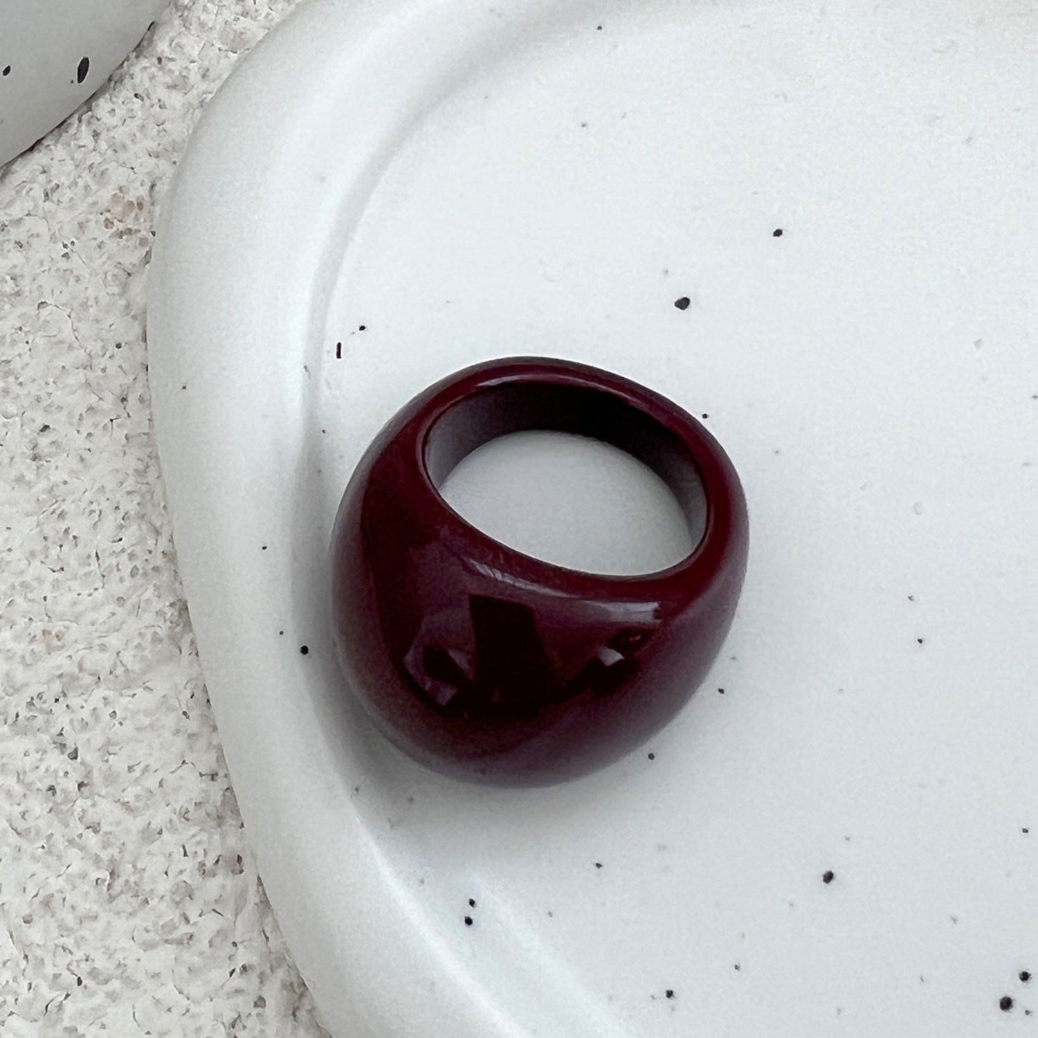 Wine Red Statement Ring JLTR0770