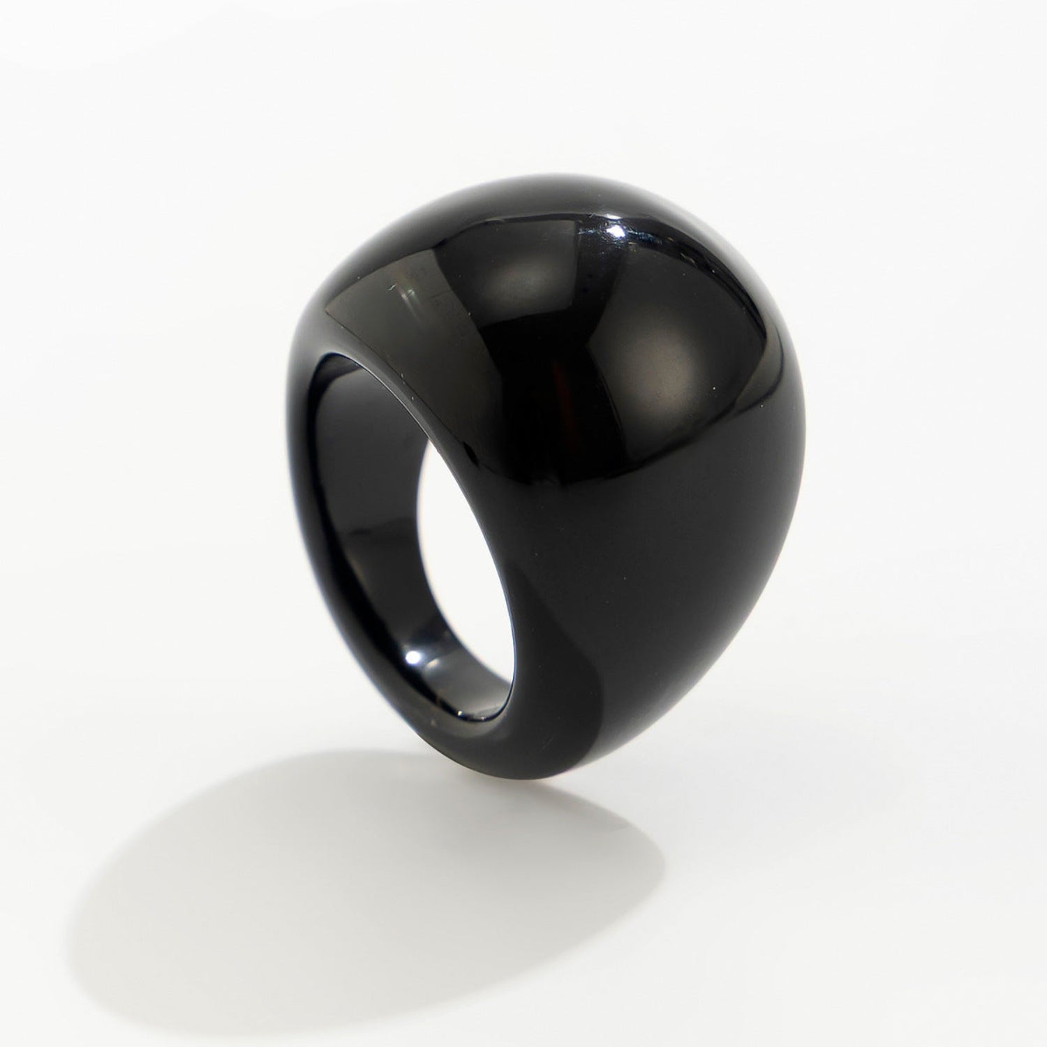 Midnight Black Bold Ring JLTR0771