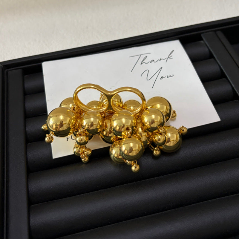 Gold Cluster Statement Ring JLTR0824