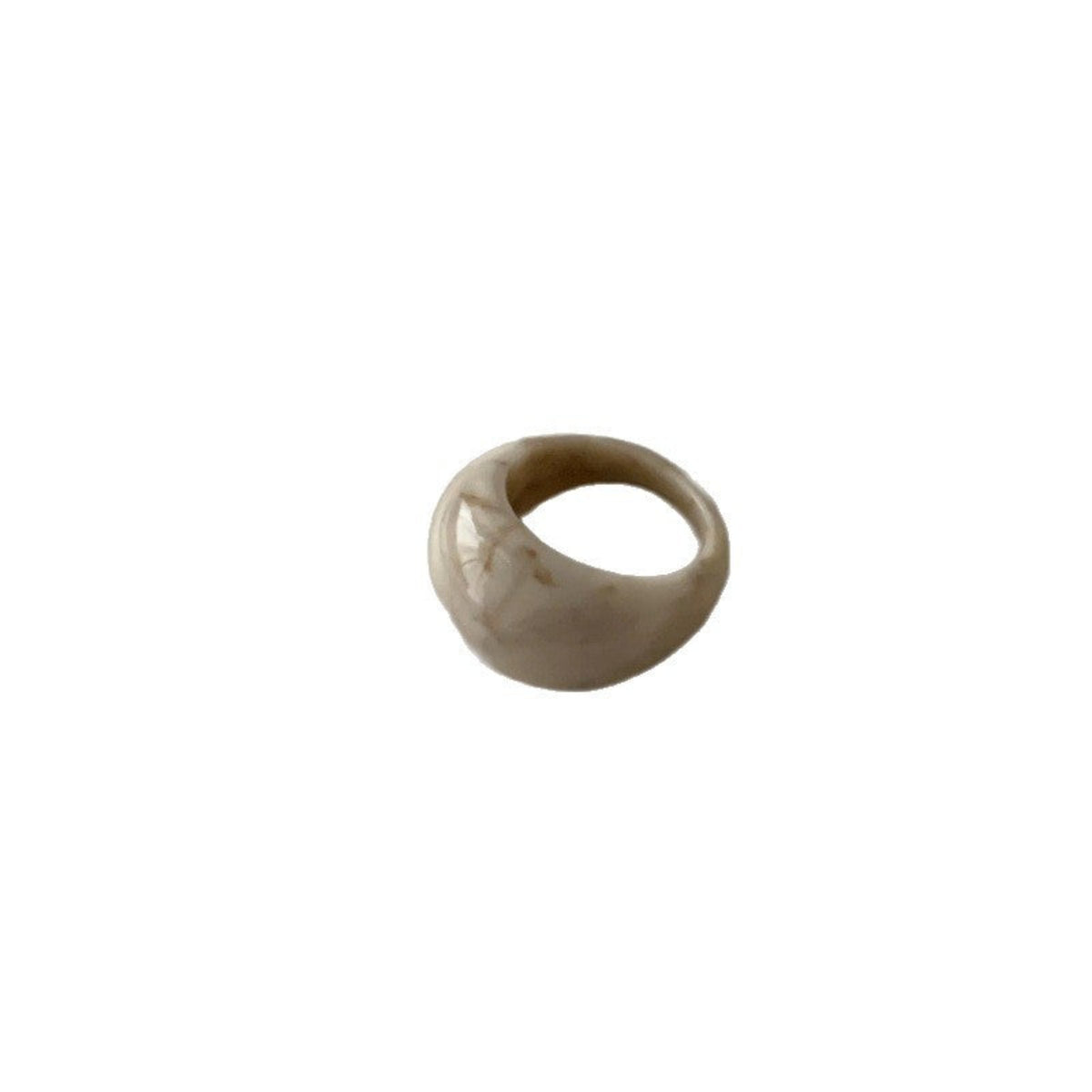 Ivory Marble Luxe Dome Ring JLTR0839