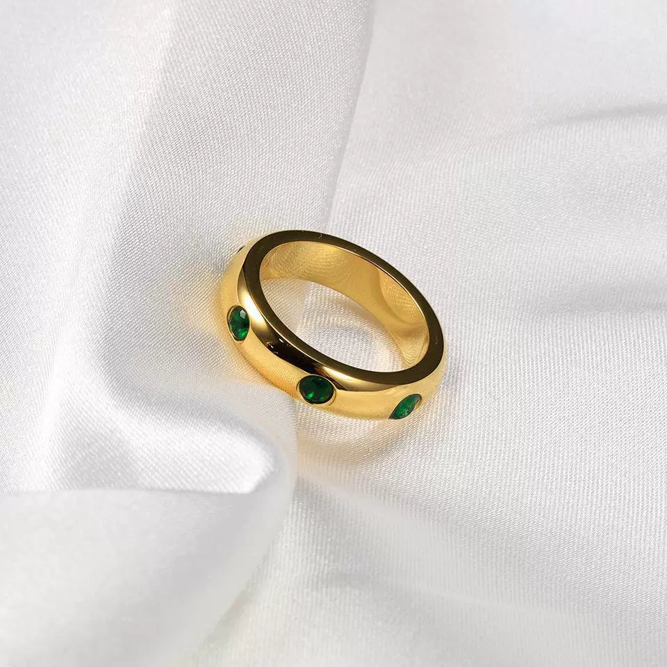 Just Lil Things Artificial Gold Rings jltr0261