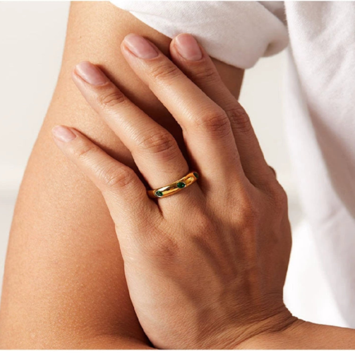 Just Lil Things Artificial Gold Rings jltr0261