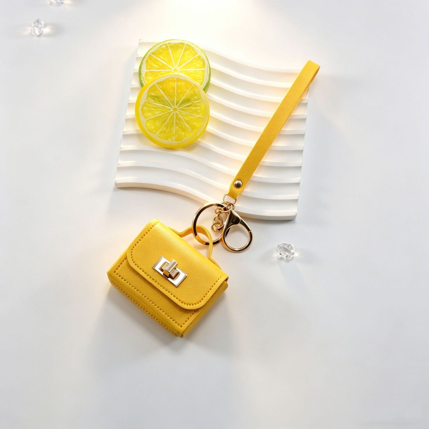 Yellow Mini Bag Keychain MWK0028
