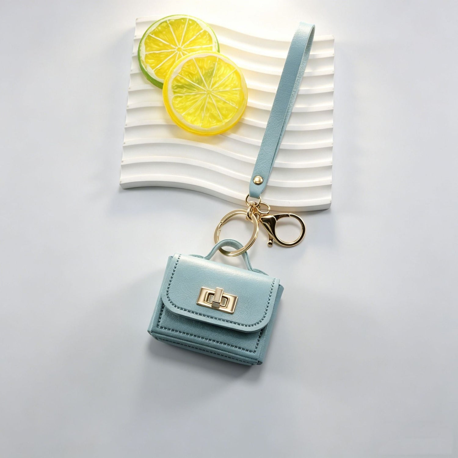Blue Mini Bag Keychain MWK0029