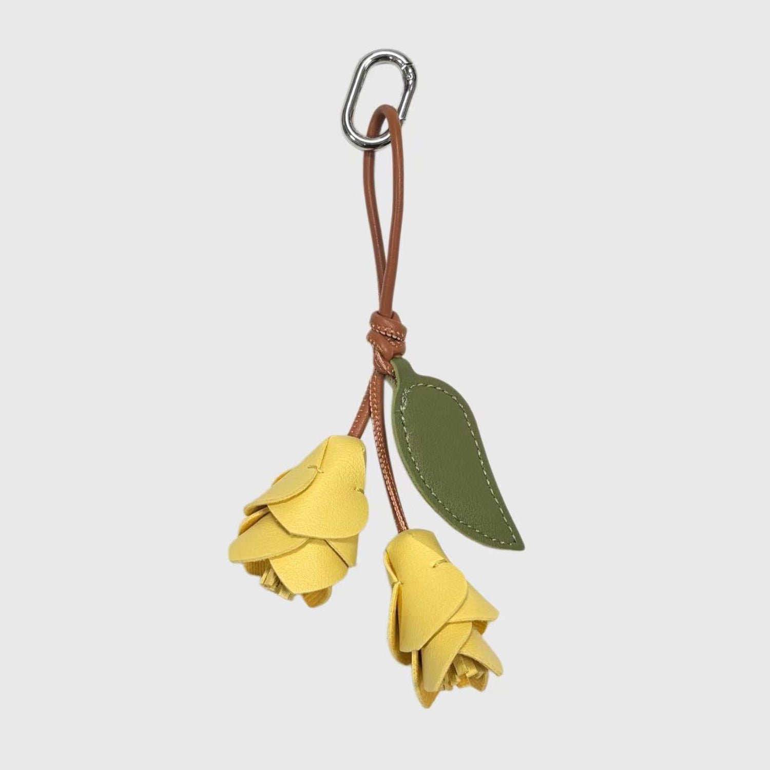 Yellow and Green Flower Keychain MWK0035