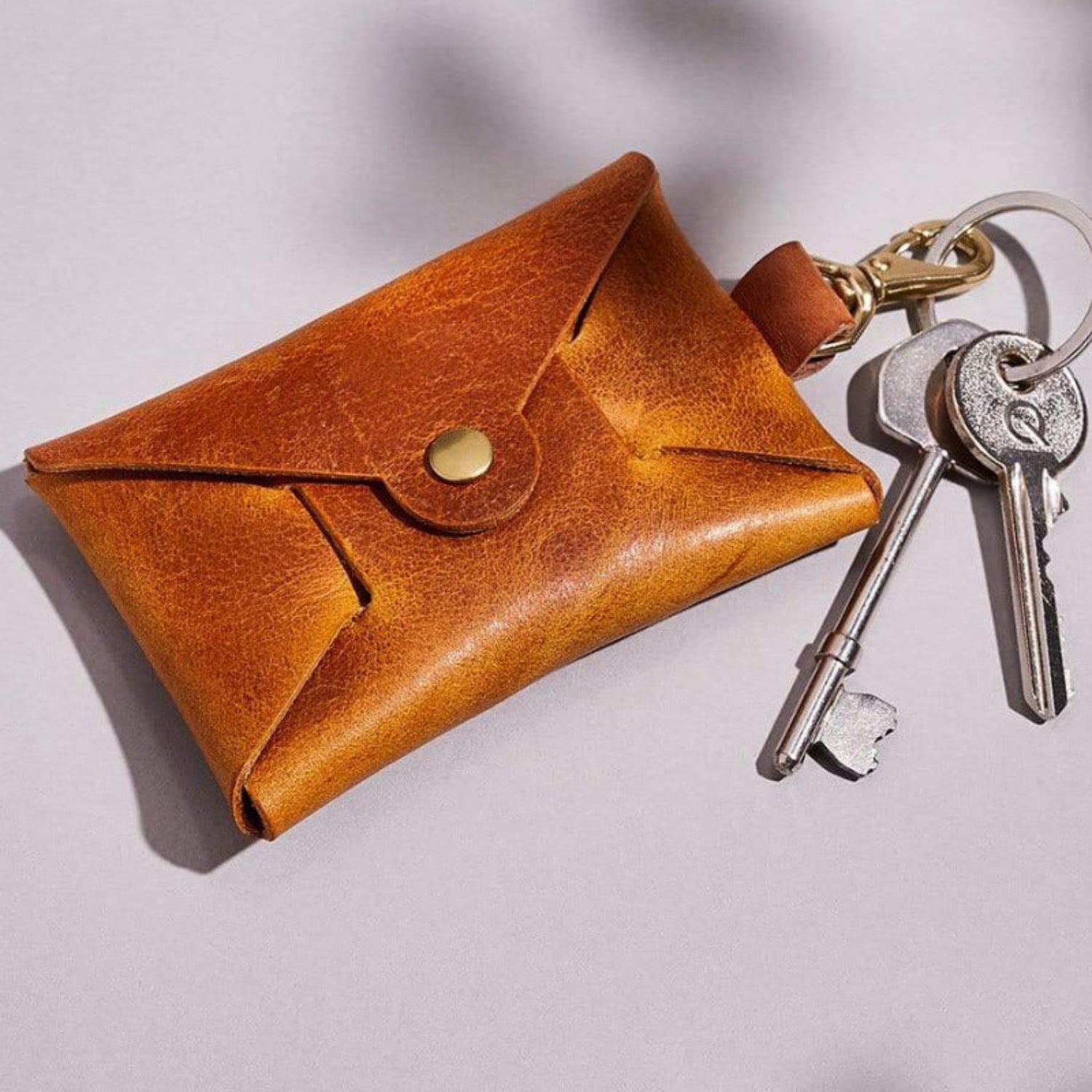 Brown Envelope Style Keychain MWK0051