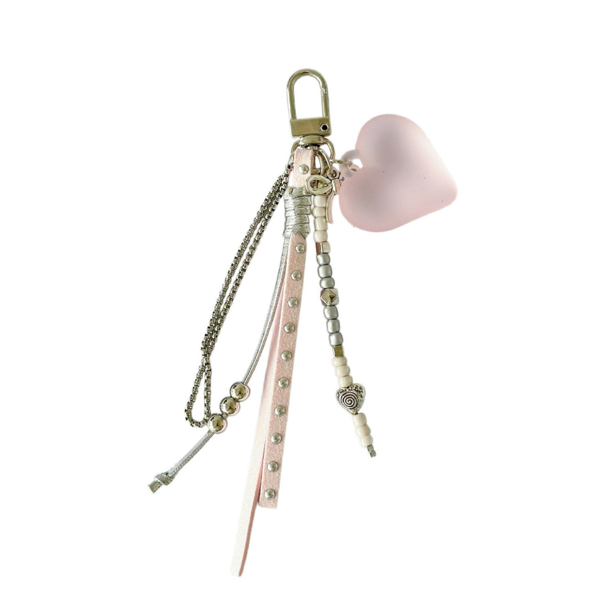 Pink Cute Heart Bagcharms MWK0079