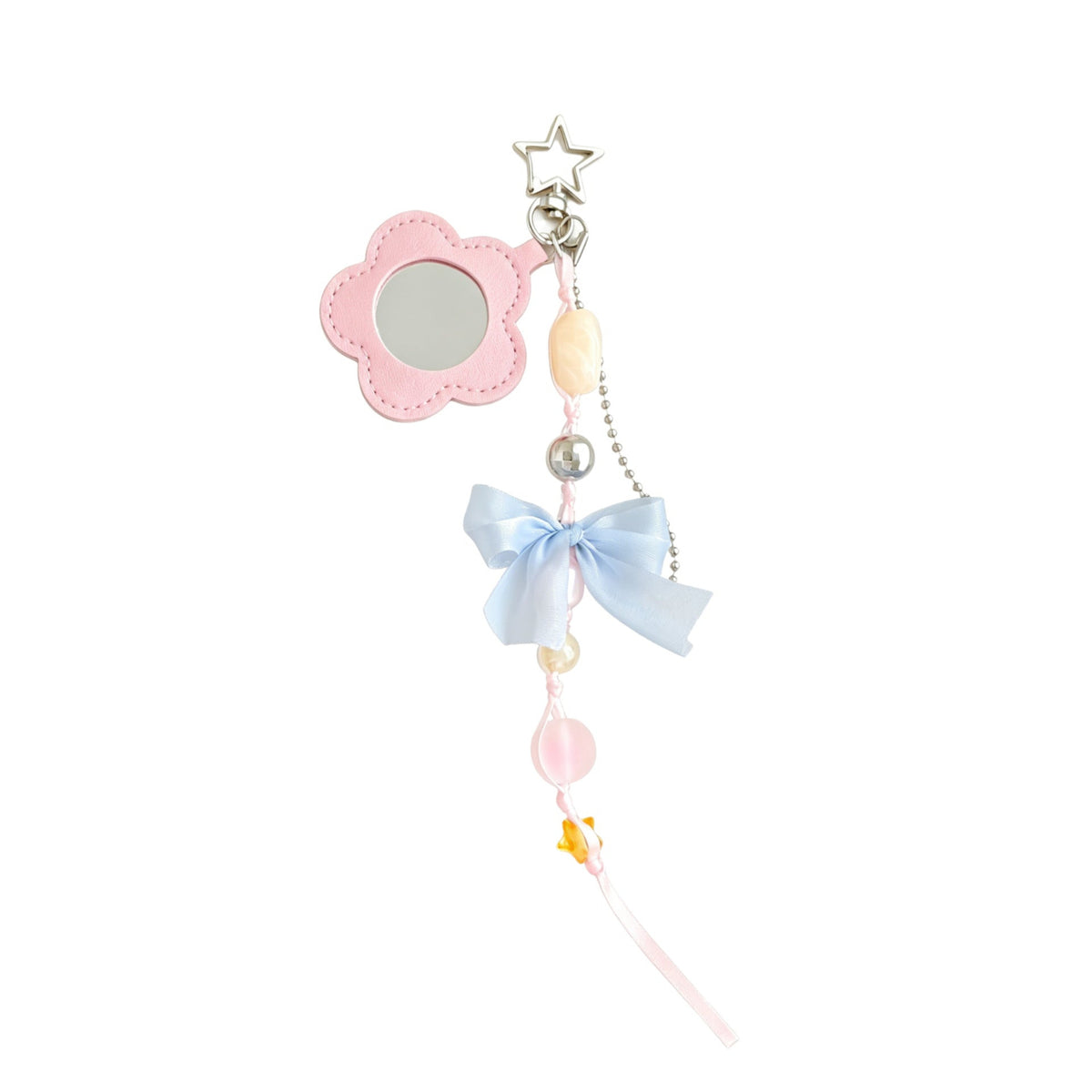 Pink Cute Flower Bagcharms MWK0080
