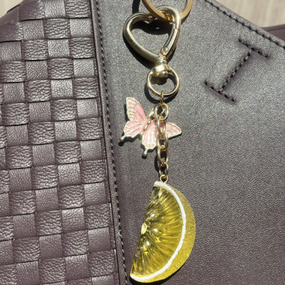 Yellow Cute Lemon Bagcharms MWK0085