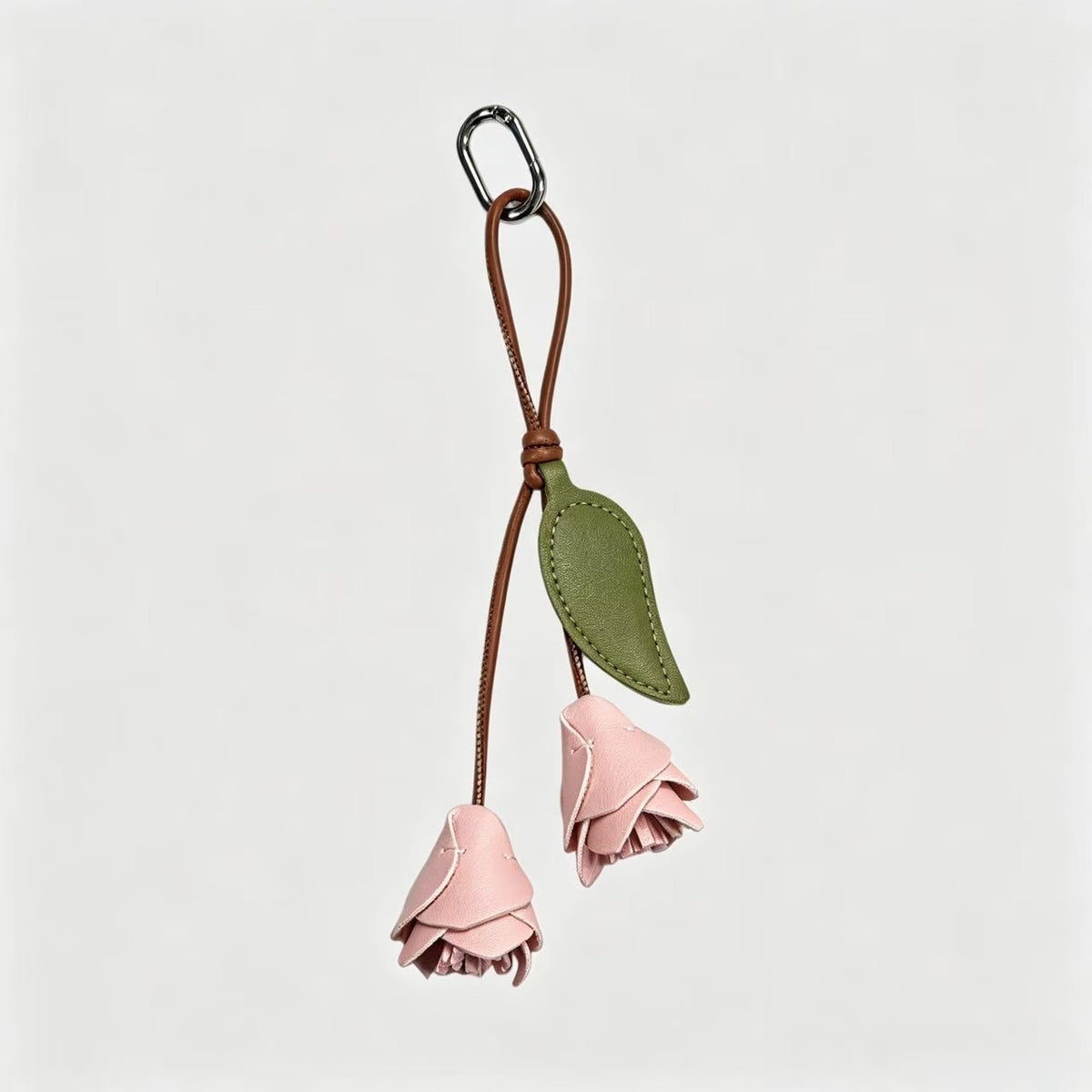 Pink and Green Flower Bagcharms MWK0099