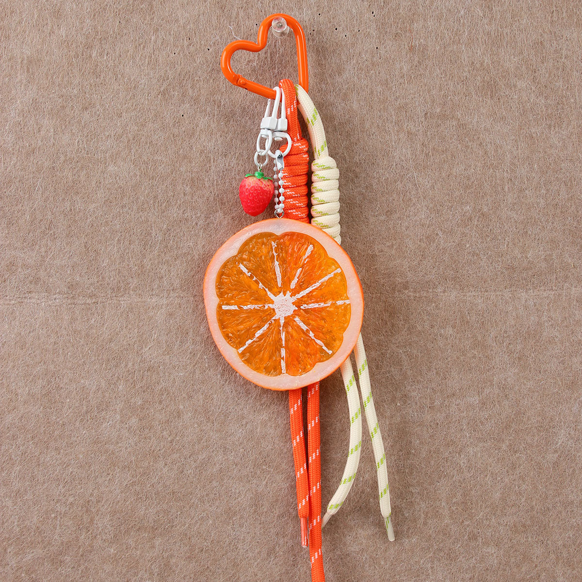 Orange Citrus Tassel Bag Charms MWK0110