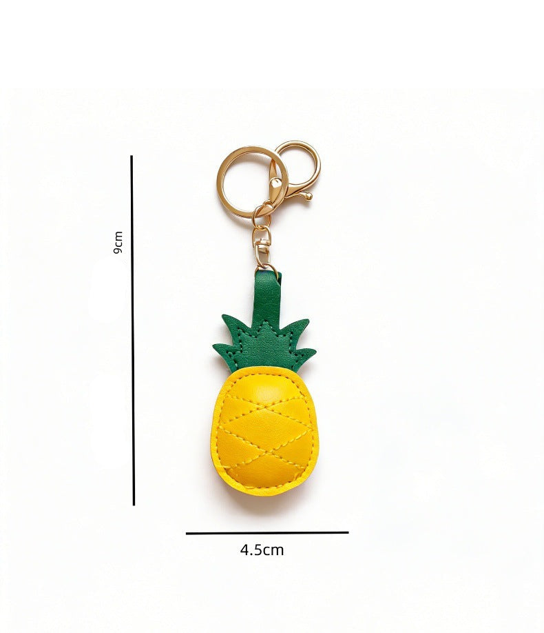 Yellow Pineapple Bag Charms Cute MWK0115