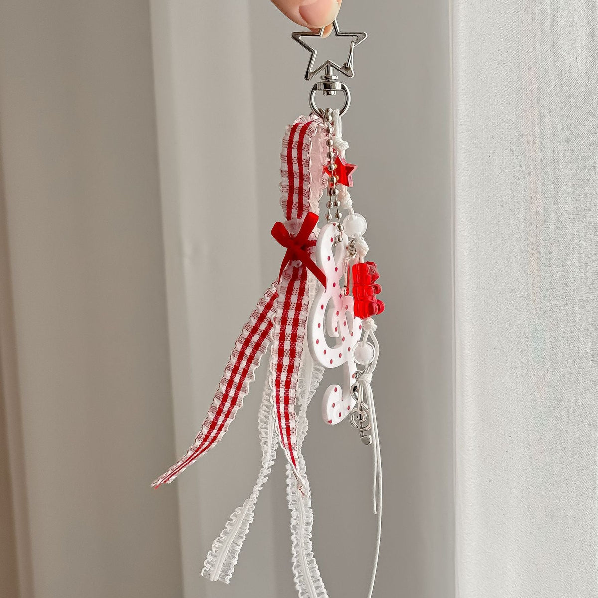 Red White Snowman Bag Charms MWK0123