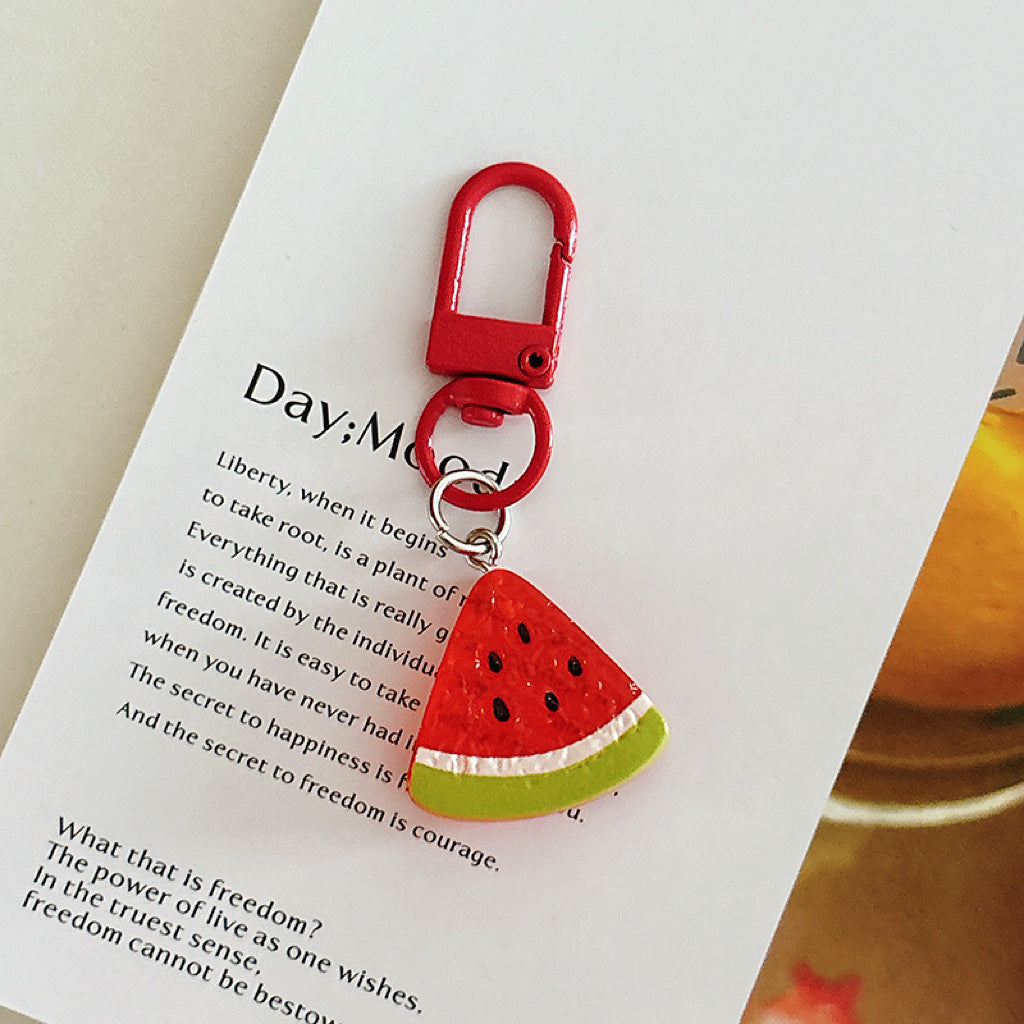 Red Watermelon Bag Charms Cute MWK0127