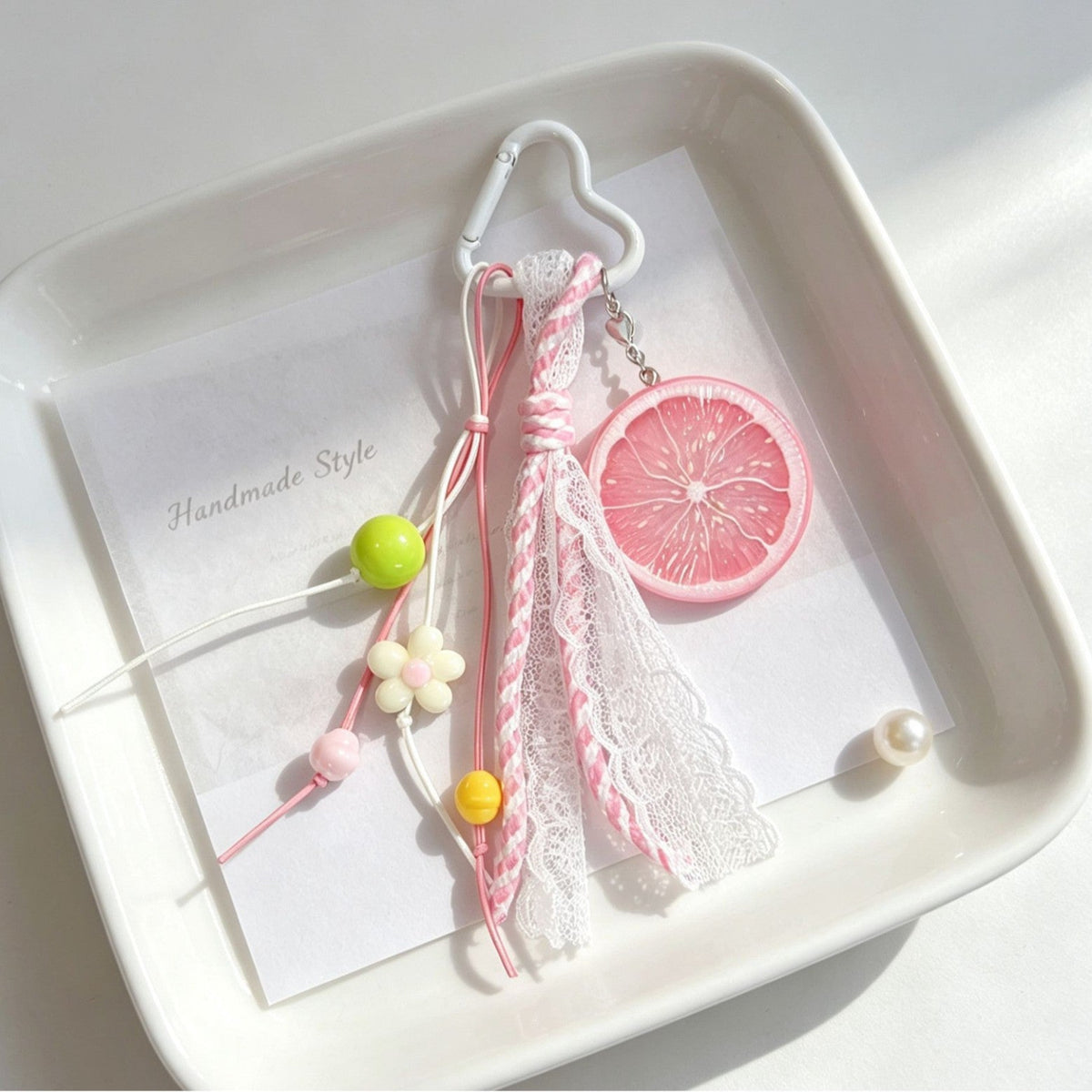 Pink Citrus Garden Charm Set MWK0135
