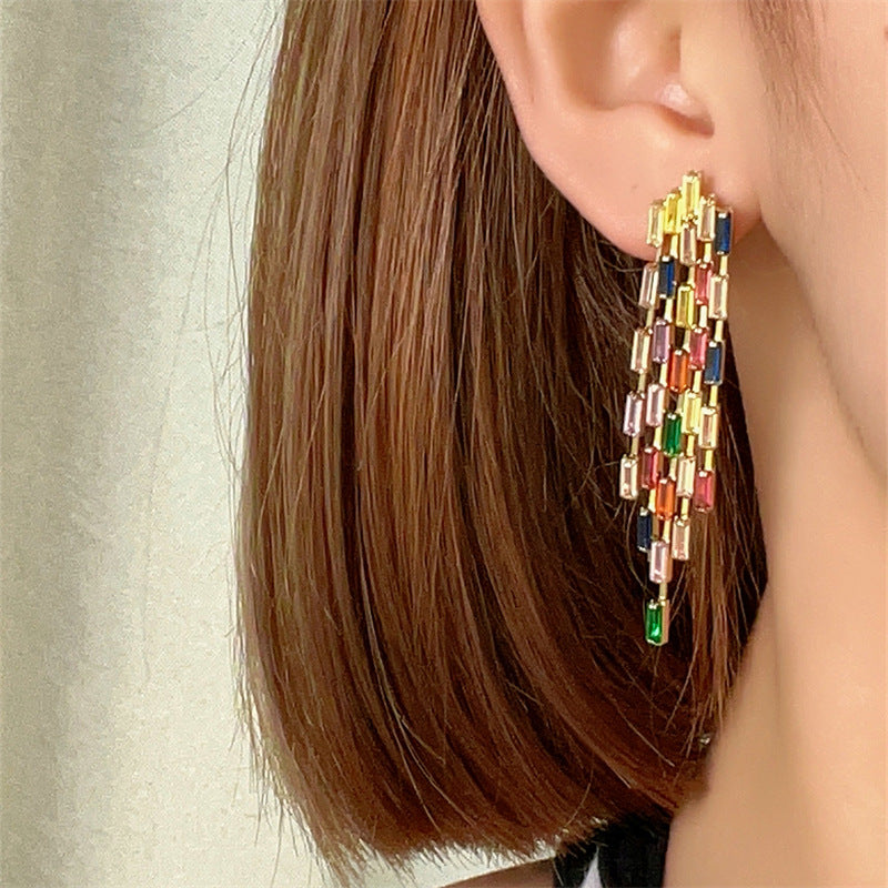 Just Lil Things Multi color Pin Earrings jlt12174