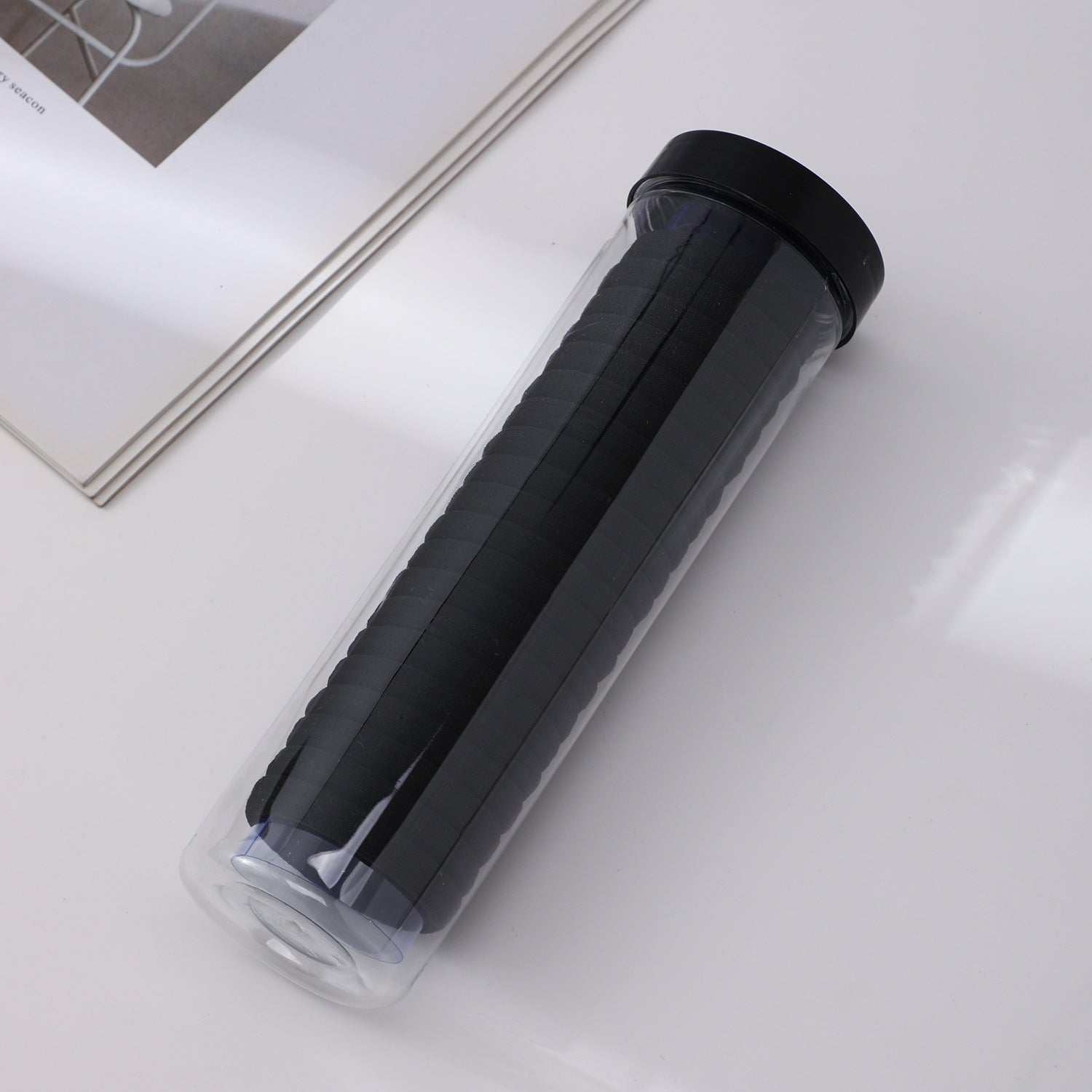 High-elastic Classic Black Hair Tie Tube Set(20 PCS)jlts0488