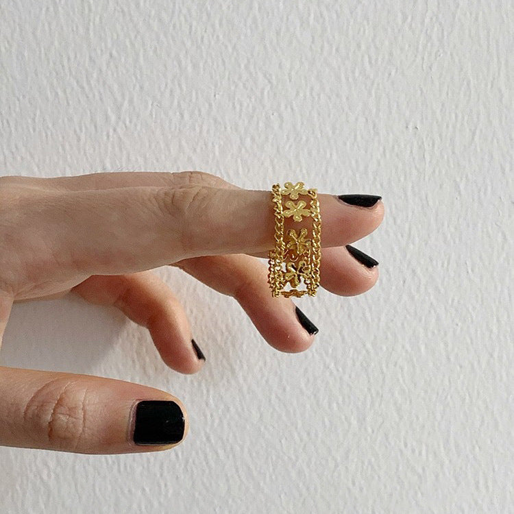 Just Lil Things Artificial Gold Ring jltr0226