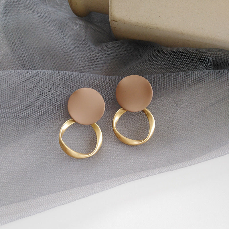 just-lil-things-Honey matte-pin earrings-jlt10451