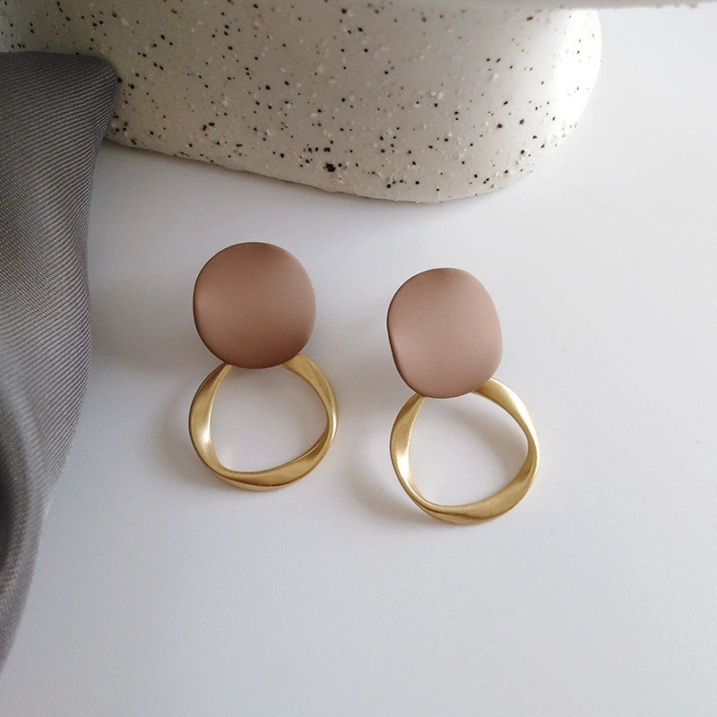 just-lil-things-Honey matte-pin earrings-jlt10451