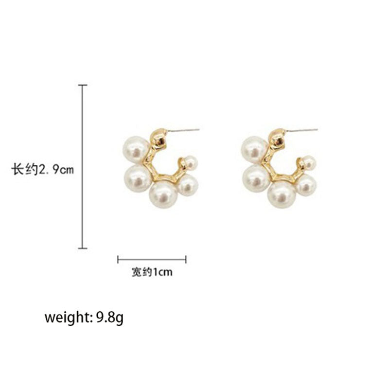 Just Lil Things-White pearl- Pin Earrings jlt11276