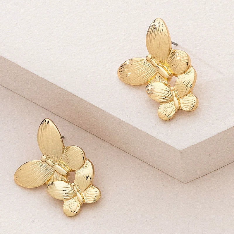 Blooming blutterfly pin earrings JLT11312