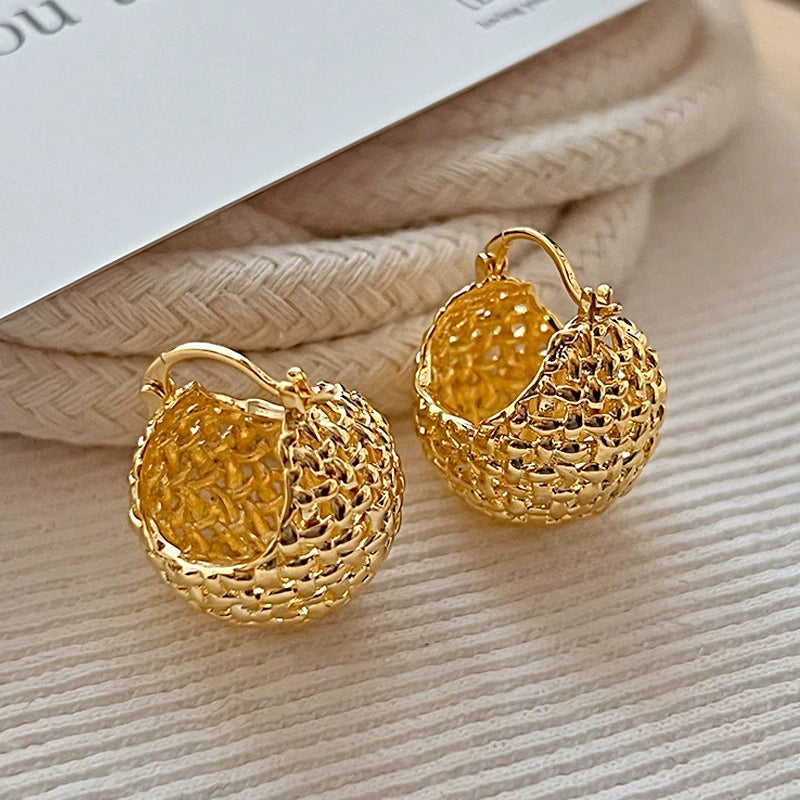 Just lil things Gold Pin Earrings jlt11459
