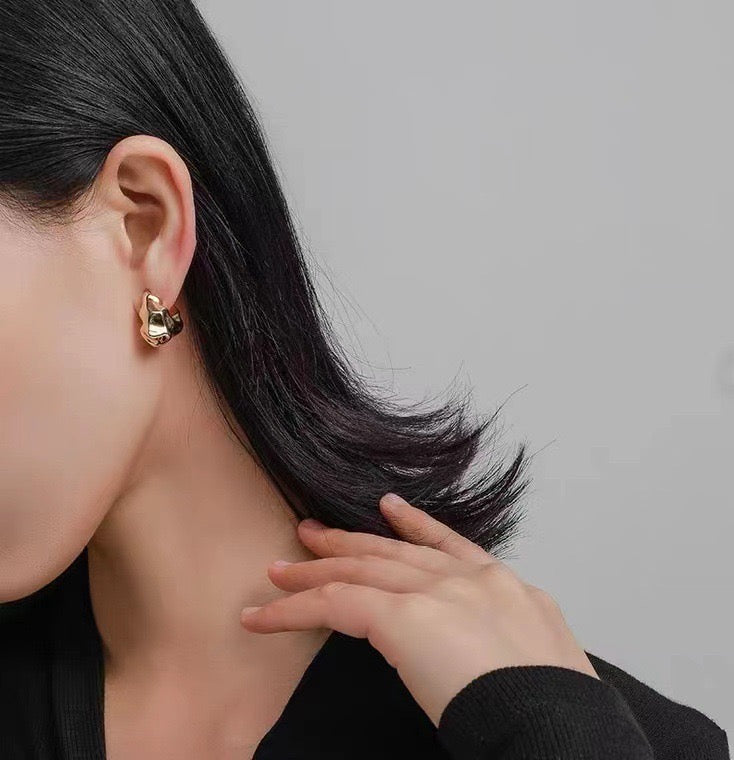 Just Lil Things Gold Pin Earrings jlt12094